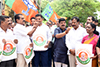 Mangaluru: BJP celebrates GST rate reduction with crackers and sweets at Kodialbail